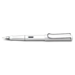 LAMY Füllhalter Safari 019 White Weiß M, Inkl. Patrone