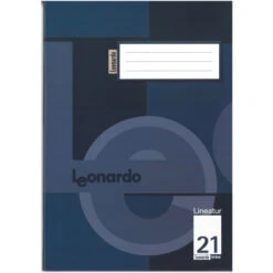 Schulheft - Doppelheft DIN A4 - 32 Blatt - Lineatur 21