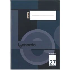 Schulheft - Doppelheft DIN A4 - 32 Blatt - Lineatur 27