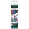 Faber-Castell 4er Etui MULITMARK Non-permanent Mit Spezialradierer