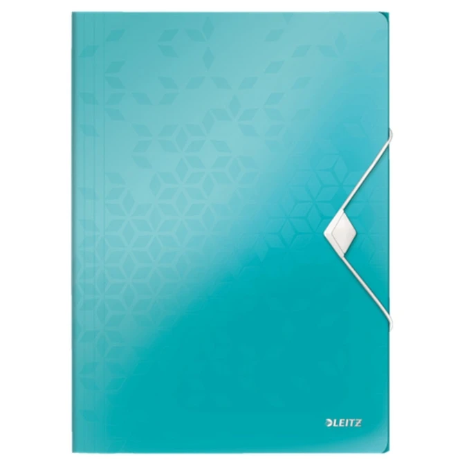 Leitz Eckspannermappe A4 - WOW - Eisblau 1 Leitz Eckspannermappe A4 - WOW - Eisblau