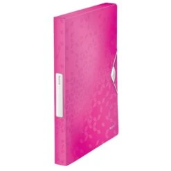 Leitz Heftbox A4 - WOW - Pink/metallic