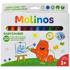 Malinos Babyzauber - 10 Malstifte - Abwaschbar -Schule Deutschland Verkaufs-Shop 1861303