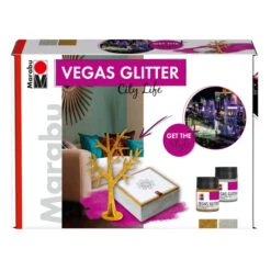 Marabu - Effektfarbe - Vegas Glitter Set - City Life -Schule Deutschland Verkaufs-Shop 203678 4007751711427 marabu effektfarbe decor3