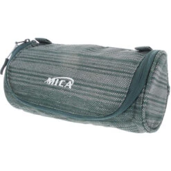 Schüleretui - Dunkelgrün/weiß - Mit Innentasche