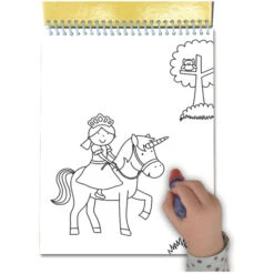 Jumbo Malblock - Water Magic - Unicorns