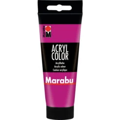 Marabu - Acryl Farbe - Magenta - 1 Tube á 100 Ml