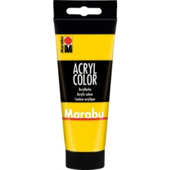 Marabu - Acryl Farbe - Gelb - 1 Tube á 100 Ml