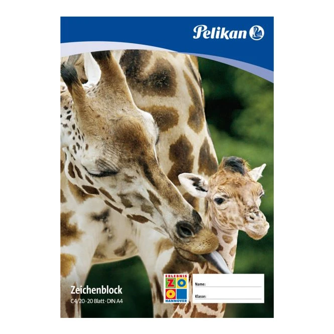 Pelikan Zeichenblock A4 20 Blatt, TCF-100g-m² 2 Pelikan Zeichenblock A4 20 Blatt, TCF-100g-m² – Bild 2