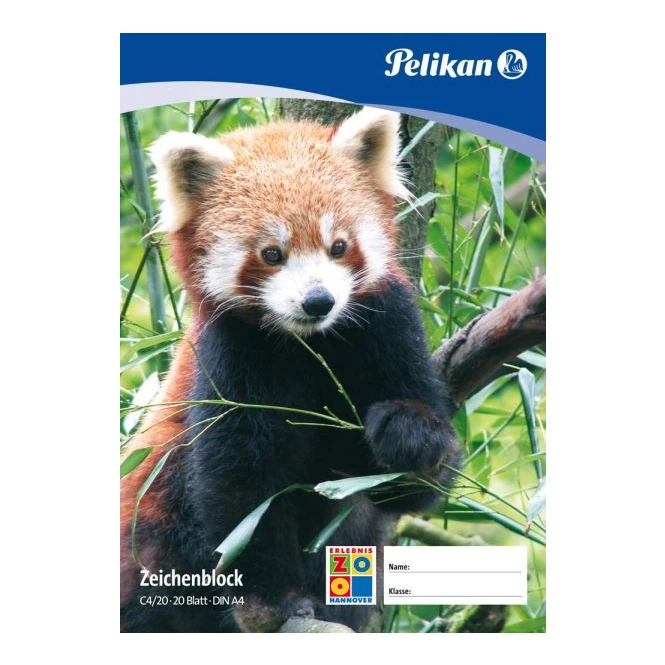 Pelikan Zeichenblock A4 20 Blatt, TCF-100g-m² 1 Pelikan Zeichenblock A4 20 Blatt, TCF-100g-m²