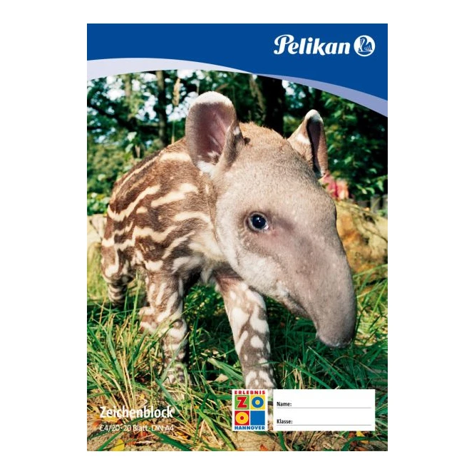 Pelikan Zeichenblock A4 20 Blatt, TCF-100g-m² 5 Pelikan Zeichenblock A4 20 Blatt, TCF-100g-m² – Bild 5