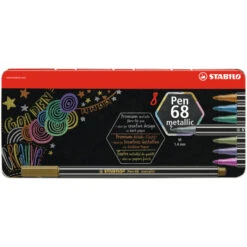 STABILO Pen 68 Metallic - 8 Fasermaler -