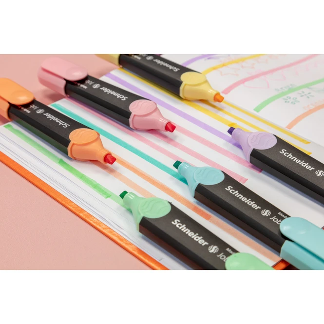 Schneider® Textmarker - Job Pastell - 4er-Etui 1 Schneider® Textmarker - Job Pastell - 4er-Etui