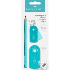 Faber-Castell - Jumbo Sparkle Bleistift - Pearl Mintgrün