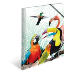 Sammelmappe DIN A4 - Tropenclique 5 Sammelmappe DIN A4 - Tropenclique -Schule Deutschland Verkaufs-Shop 228240 4008705199599 herma sammelmappe pp a4 papagei 02