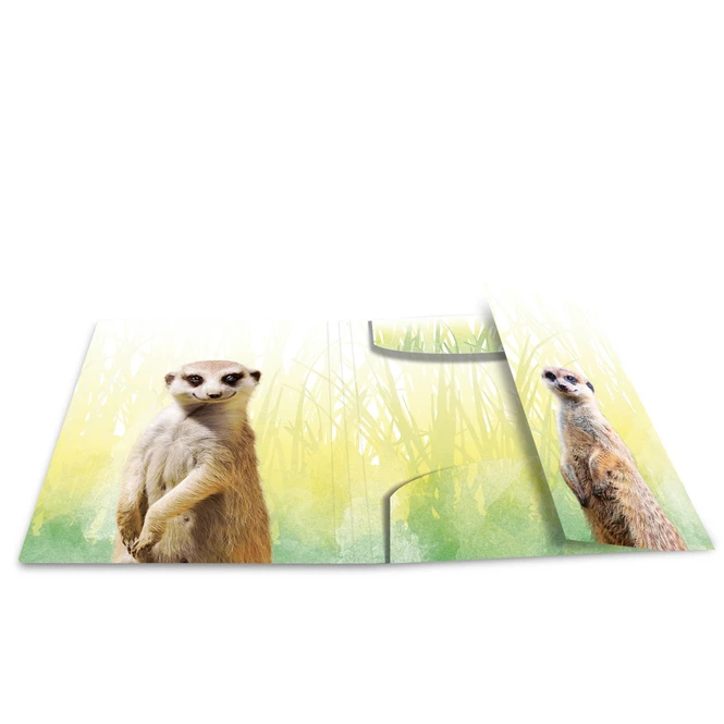 Sammlemappe DIN A4 - Erdmännchentruppe 2 Sammlemappe DIN A4 - Erdmännchentruppe – Bild 2