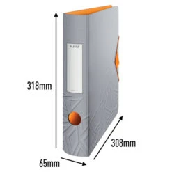 Leitz Ordner DIN A4 - 180° Active Urban Chic - Schmal - Grau -Schule Deutschland Verkaufs-Shop 230194 4002432124268 leitz ordner urbanchic schmal grau 02
