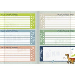 Brunnen - Hausaufgabenheft DIN A5 - Dinosaurier