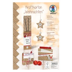 Ursus - Kraftkarton Weihnachten - DIN A4 - 10 Blatt -Schule Deutschland Verkaufs-Shop 233280 4008525232063 ursus kraftkartonweihnachten 21