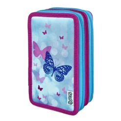 Undercover Fly & Sparkle - Federmäppchen Mit 3 Fächern - 30-teilig -Schule Deutschland Verkaufs-Shop 236268 4043946300557 undercover scooli tripledecker fly and sparkle 01