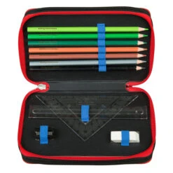 Undercover Speed Racer - Federmäppchen Mit 3 Fächern - 30-teilig