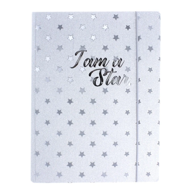 Gummizugmappe - Metallic - DIN A4 - 1 Stück 3 Gummizugmappe - Metallic - DIN A4 - 1 Stück – Bild 3