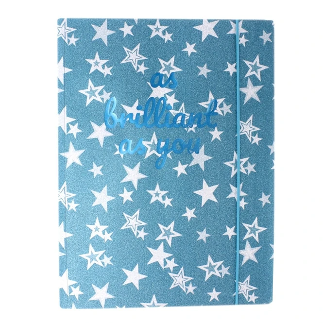 Gummizugmappe - Metallic - DIN A4 - 1 Stück 1 Gummizugmappe - Metallic - DIN A4 - 1 Stück