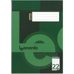 Doppelheft - DIN A4 - Lineatur 22 - Kariert - 32 Blatt