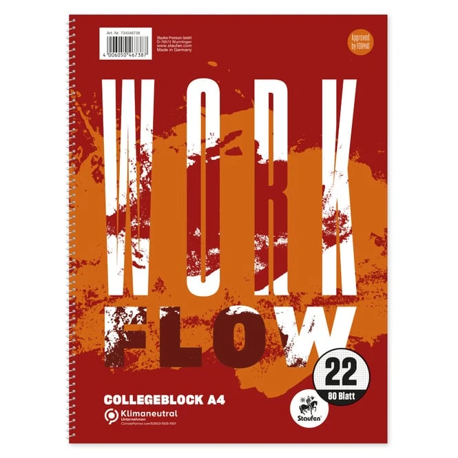 Staufen - Premium Collegeblock DIN A4 - Lineatur 22 1 Staufen - Premium Collegeblock DIN A4 - Lineatur 22