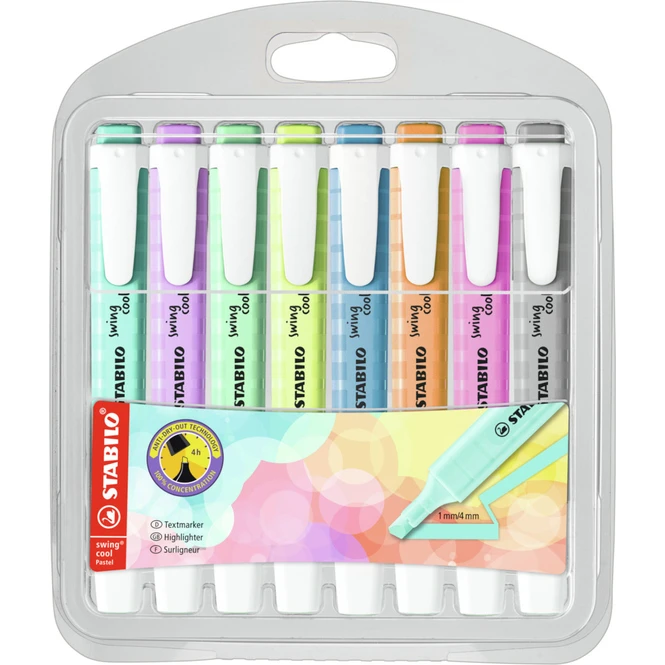STABILO Textmarker Swing Cool Pastel - 8er Pack 4 STABILO Textmarker Swing Cool Pastel - 8er Pack – Bild 4