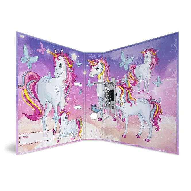 Motivordner - DIN A4 - Einhorn 2 Motivordner - DIN A4 - Einhorn – Bild 2