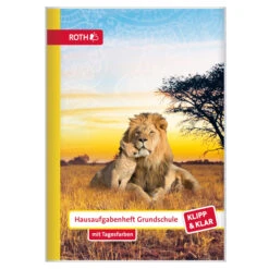 Roth Klipp & Klar - Grundschulaufgabenheft - Löwe - DIN A5