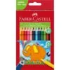 Faber-Castell - Jumbo Dreikant Buntstifte - 12er Set