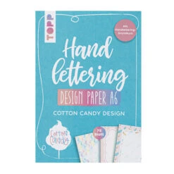 Handlettering - Design Papier A6 - Cotton Candy -Schule Deutschland Verkaufs-Shop 242867 4007742182465 frechverlag design papier a6 02