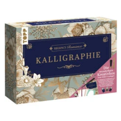 Kreativbox - Kalligraphie - Regency Romance -Schule Deutschland Verkaufs-Shop 242962 4007742182816 frechverlag kreativbox kalligraphie 01