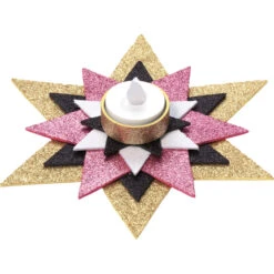 Schule Deutschland Verkaufs-Shop 14 Folia - Moosgummi Glitter Basic, 10 Blatt