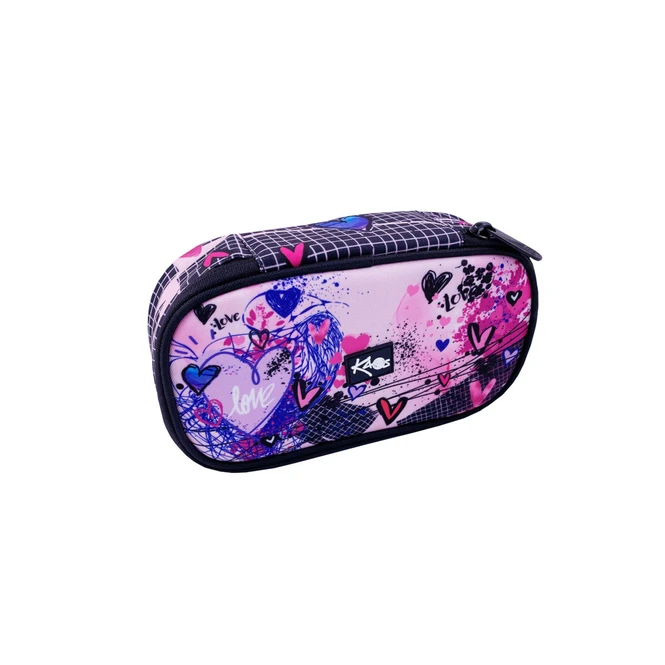 KAOS Schlamperetui Pink Love - Ca. 22 X 13 X 7 Cm 3 KAOS Schlamperetui Pink Love - Ca. 22 X 13 X 7 Cm – Bild 3