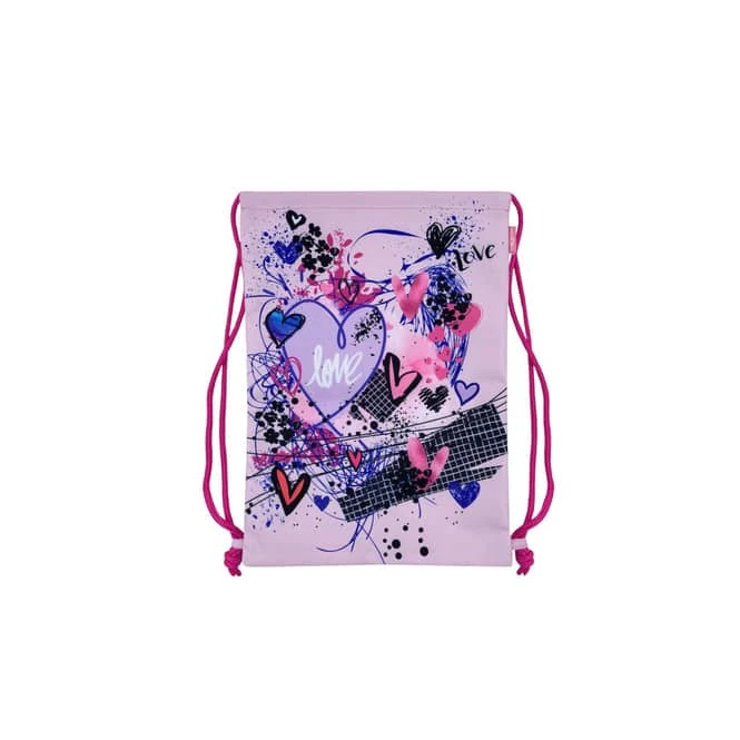 KAOS Sportbeutel Pink Love - Ca. 44 X 32 Cm 1 KAOS Sportbeutel Pink Love - Ca. 44 X 32 Cm