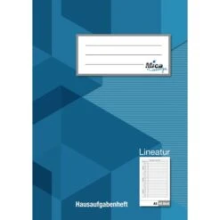 Hausaufgabenheft - DIN A5 - 48 Blatt 7 Hausaufgabenheft - DIN A5 - 48 Blatt -Schule Deutschland Verkaufs-Shop 245805 401609643992 Heft A5 48Blatt Lineatur HAH blue red 01