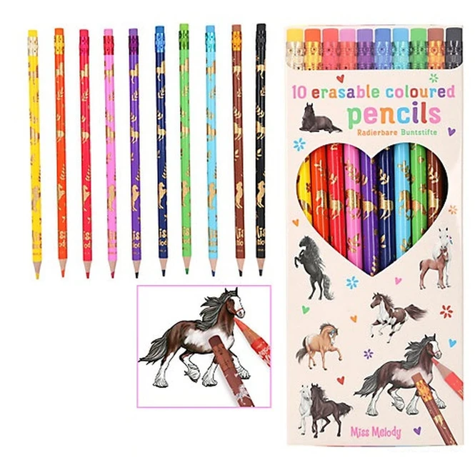 Depesche Miss Melody - Radierbare Buntstifte - 10 Teilig 1 Depesche Miss Melody - Radierbare Buntstifte - 10 Teilig
