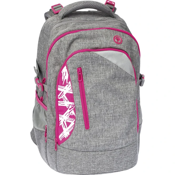 Eberhard Faber X-Style Schulrucksack - Grau-pink 1 Eberhard Faber X-Style Schulrucksack - Grau-pink
