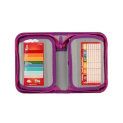 Schüleretui - Pferde - Violett