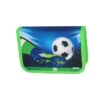 Schüleretui - Fussball - Blau / Grün
