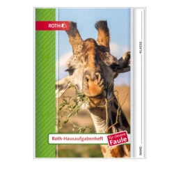 Roth Hausaufgabenheft - Clever Kids & Tiere - Giraffe - DIN A5