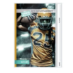 Roth Hausaufgabenheft - Clever Teens - Football - DIN A5
