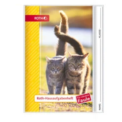 Roth Hausaufgabenheft - Clever Kids & Tiere - Katzen - DIN A5
