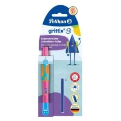 Pelikan - Griffix® Füllhalter Für Linkshänder - LovelyPink - L -Schule Deutschland Verkaufs-Shop 248305 4012700820310 Pelikan Fueller griffix LovelyPink L fuer Linkshaender 01