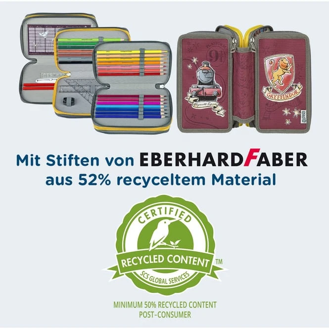 Undercover Harry Potter - Federmäppchen Mit 3 Fächern - 30-teilig 3 Undercover Harry Potter - Federmäppchen Mit 3 Fächern - 30-teilig – Bild 3