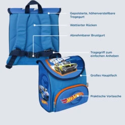 Undercover Scooli - Vorschulranzen - Hot Wheels -Schule Deutschland Verkaufs-Shop 248427 4043946306627 Undercover GmbH HW Vorschulranzen 5