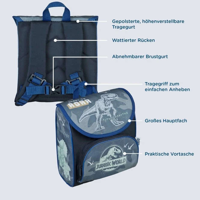 Undercover Scooli - Vorschulranzen - Jurassic World 2 Undercover Scooli - Vorschulranzen - Jurassic World – Bild 2